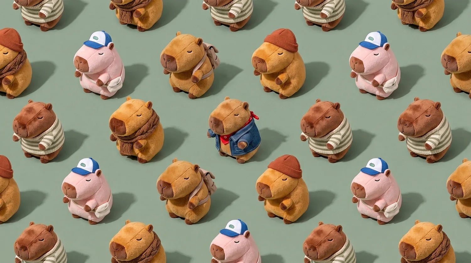 Dressed Capybaras