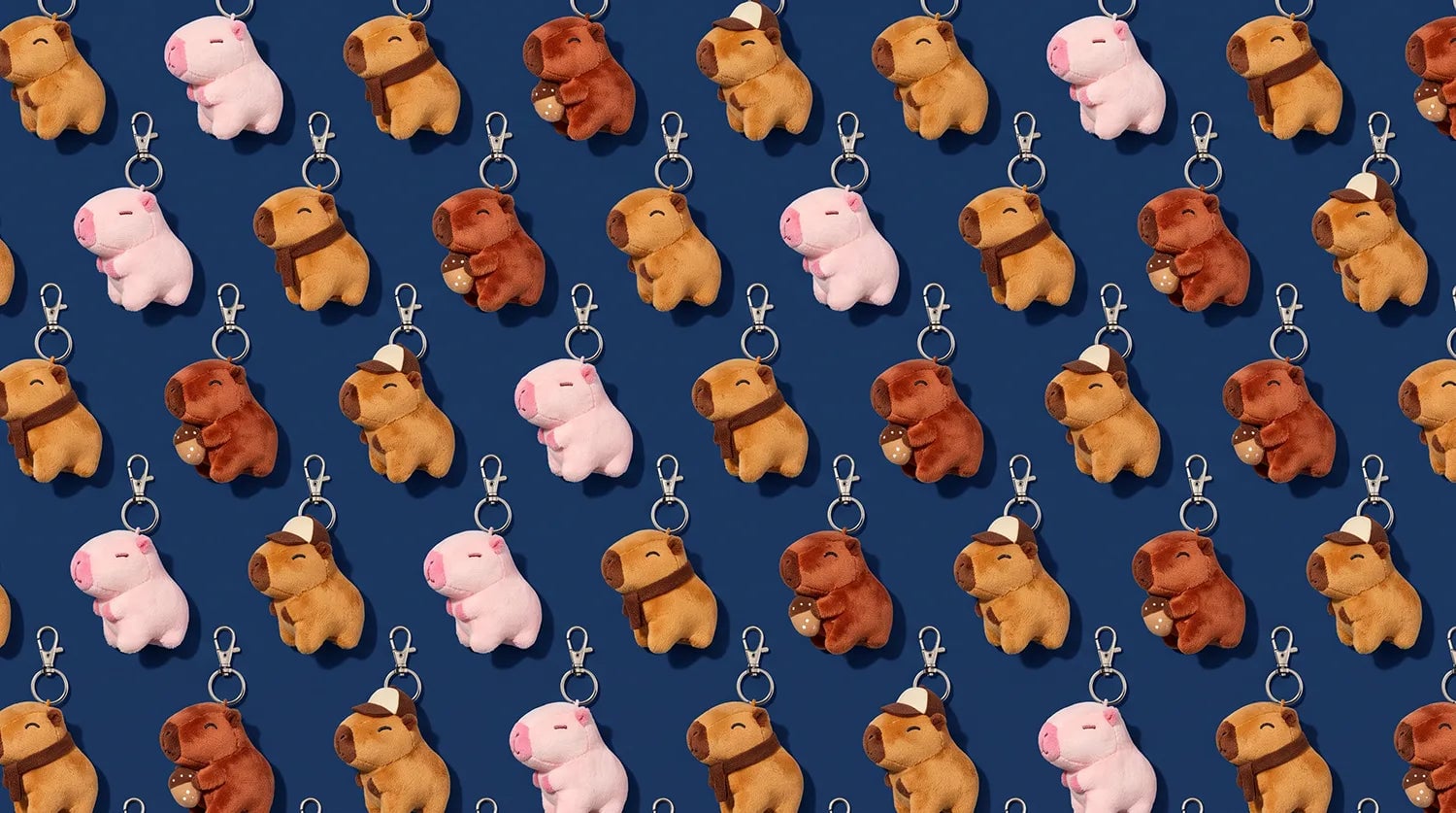 Capybara Keychains